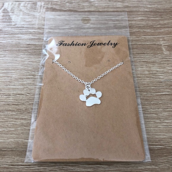 Paw Silver Necklace FIRM PRICE - Picture 3 of 4